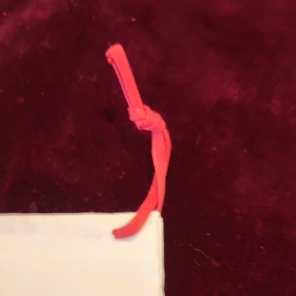 Christian Louboutin White and Red Dust Bag - Picture 3 of 5